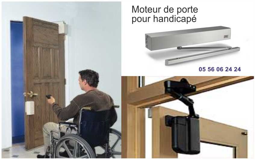 Porte Invalides Porte pour handicapé Bordeaux installation Gironde